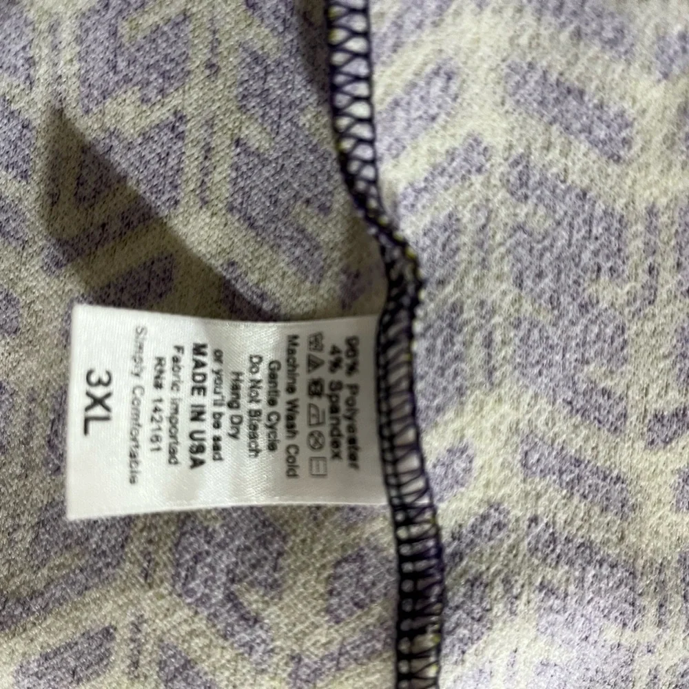 LulaRoe Patterned Women's plus size 3X middy Dress